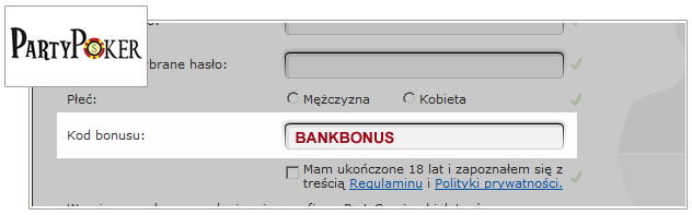 Kod Bonusu Party Poker