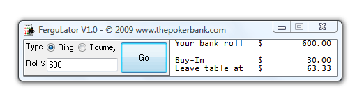 Poker Bankroll Calculator Cash Games