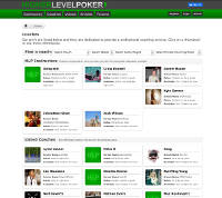 HigherLevelPoker.com Video Coaches Screenshot Thumbnail