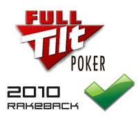 Full Tilt Rakeback 2010