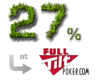 Full Tilt 27% Rakeback