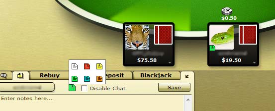 Party Poker Note Taking Feature
