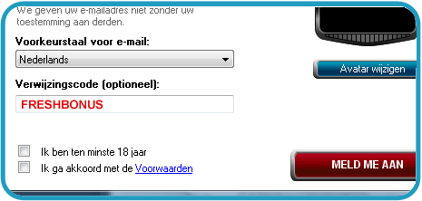 Full Tilt Verwijzingscode