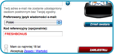 Kod Referencyjny Full Tilt