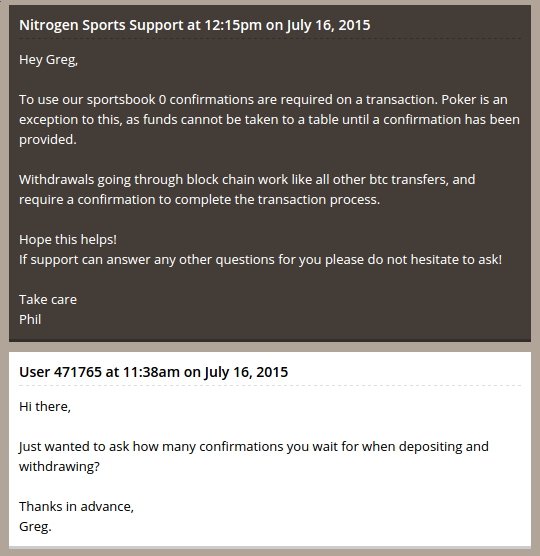 NitrogenSports Support Example.