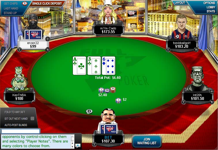 Tilt no poker